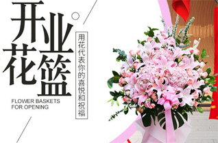 海南屯昌县新兴镇花篮配送